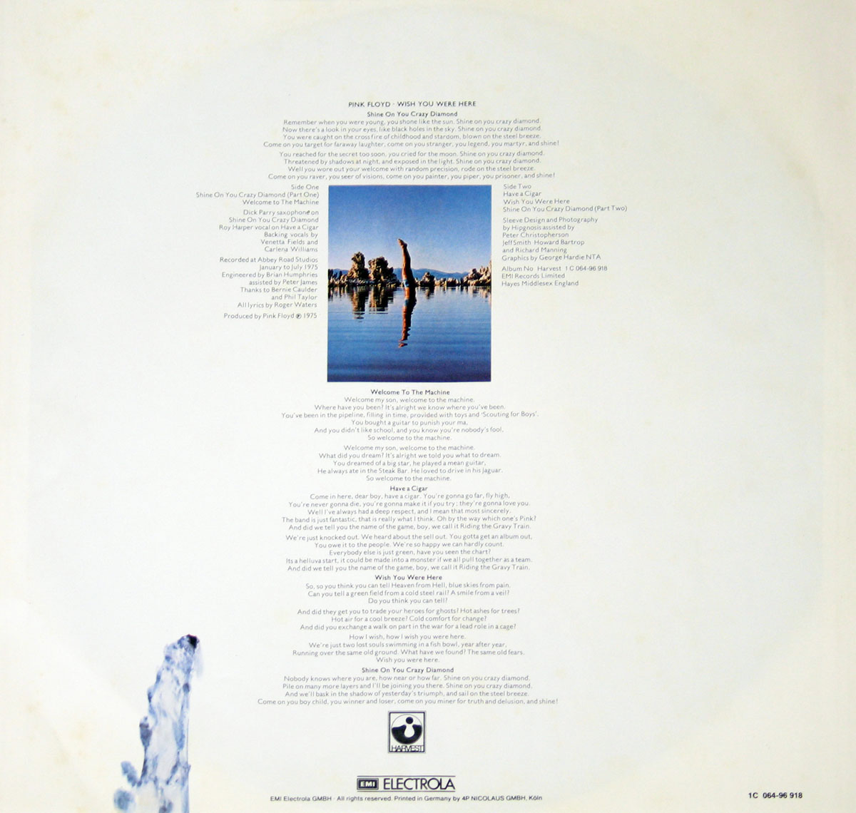High Resolution Photo #4 PINK FLOYD Wish You Were Germany 